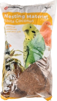 Flamingo madár fészekanyag kókuszrostból 300 g