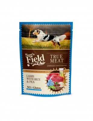 Sam's Field True Meat Lamb with Rice & Pea alutasakos eledel 260 g