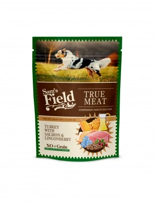 Sam's Field True Meat Turkye with Salmon & Lingonberry alutasakos eledel 260 g