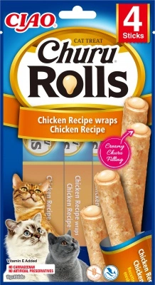 Inaba Cat Churu Rolls - csirke 4 x 10 g
