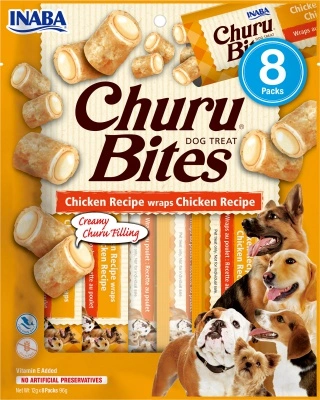 Inaba Dog Churu Bites - csirke 8 x 12 g