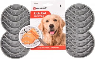 Flamingo Lick Pad - Yummee csont alakú nyalószőnyeg 1 db