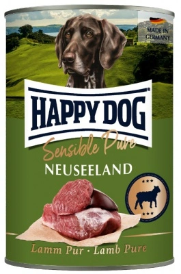 Happy Dog pur konzerv bárány ízesítésű nedves állateledel felnőtt kutyák számára 6X400 G 1 db
