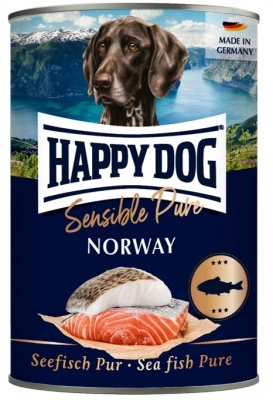 Happy Dog pur konzerv lazac ízesítésű nedves állateledel felnőtt kutyák számára 6X400 g 1 db