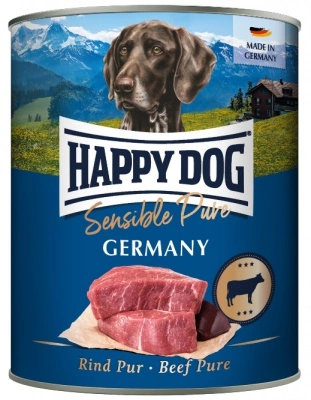 Happy Dog pur konzerv marha ízesítésű nedves állateledel felnőtt kutyák számára 6X800G 1 db