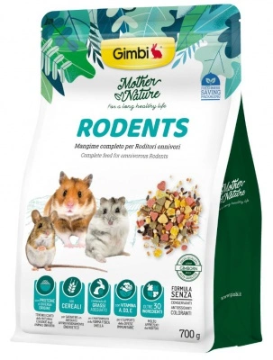 Gimbi Mother Nature Rodent - állateledel rágcsálók számára 700 g