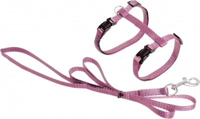 Flamingo Ziggi hám és póráz macskáknak - pink 22 cm