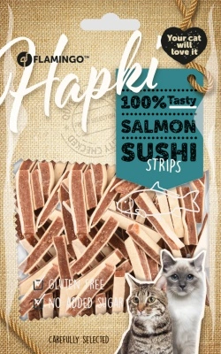 Flamingo Snack - Hapki Sushi rudak - lazac 85 g