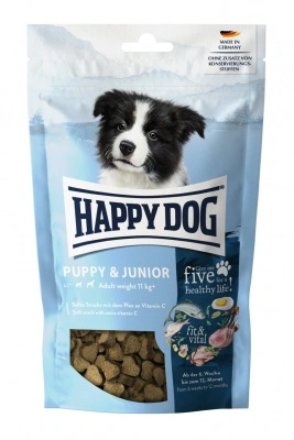 Happy Dog Soft Snack Fit & Vital Puppy & Junior - baromfi, lazac és rizs 100 g