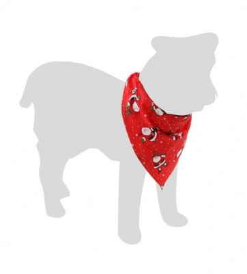 Flamingo karácsonyi mikulás bandana kutyáknak 1 db