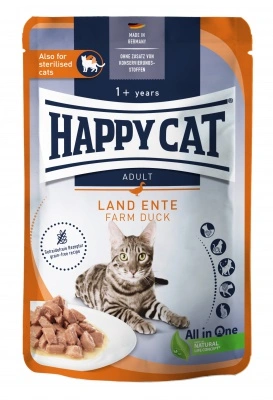 Happy Cat pouch szósz culinary kacsa macskák részére 85 g