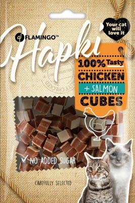 Flamingo Snacks Hapki Kockák macskaeledel 50 g