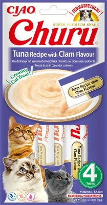 Inaba Cat Churu Ciao - tonhal-kagyló 4 x 14 g