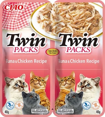 Inaba Cat Churu Twin Packs - tonhal-csirke 2 x 40 g