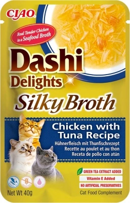 Inaba Cat Dashi Delights Silky Broth - csirke-tonhal 40 g