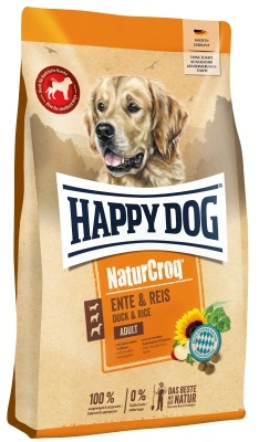 Happy Dog NaturCroq Adult Ente & Reis ivartalanított kutyák számára 11 kg