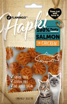 Flamingo Snack - Hapki Salmon + Chicken - lazacos csirkés 50 g