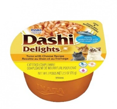 Inaba Cat Dashi Delights - tonhal-sajt 70 g