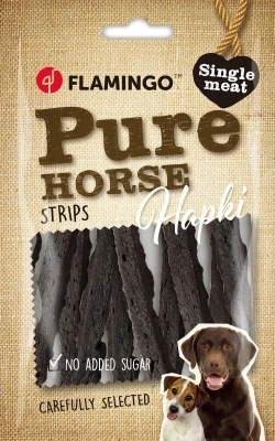 Flamingo Snack - Hapki Pure Horse Strips lóhússal 85 g