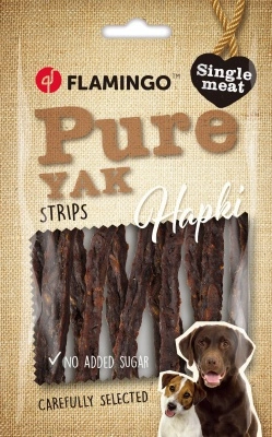 Flamingo Snack - Hapki Pure Yak Strips jakhússal 85 g