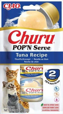 Inaba Cat Churu Pop'n Serve Tuna - tonhal 2 x 35 g