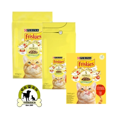 FRISKIES Marhával, csirkével és zöldségekkel száraz macskaeledel
