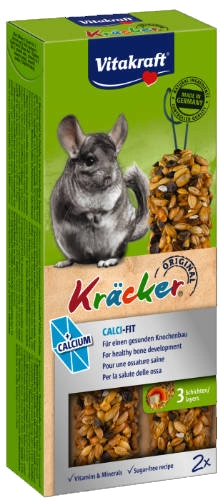 VITAKRAFT Kräcker Calci Fit dupla rúd csincsilláknak (112g)