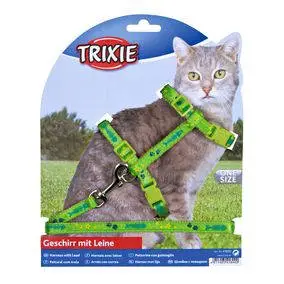 TRIXIE mintás macskahám és póráz (4209)
