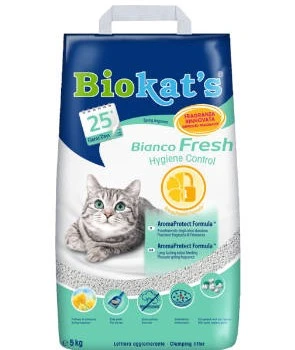 Biokat's Bianco Fresh csomósodó macskaalom friss illattal