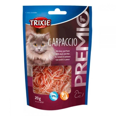 TRIXIE Premio Carpaccio jutalomfalat (hal, kacsa) macskáknak (20g)
