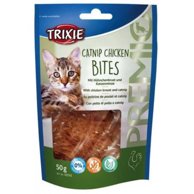 TRIXIE Premio Catnip Chicken Bits jutalomfalat macskáknak (50g)