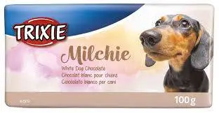 TRIXIE Milchie fehér csokoládé jutalomfalat kutyáknak (100g)