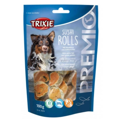 TRIXIE Premio Sushi Rolls jutalomfalatok kutyáknak (100g)