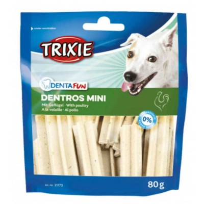 TRIXIE Dentros fogtisztítós jutalomfalat kutyáknak (80g)