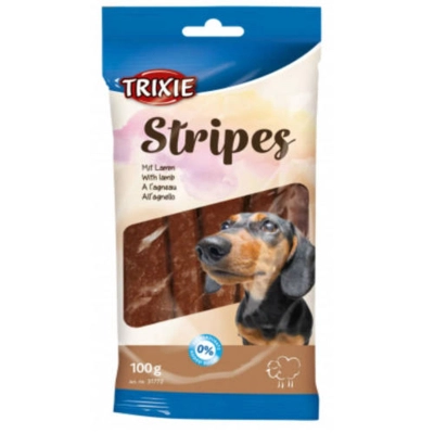 TRIXIE Stripes jutalomfalat (bárány) kutyáknak (100g)