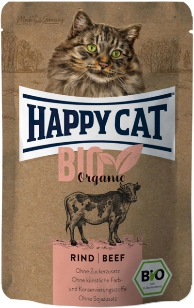 HAPPY CAT Bio Organic alutasakos eledel - marha