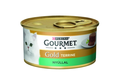 GOURMET GOLD Terrine nyúllal nedves macskaeledel (85g)