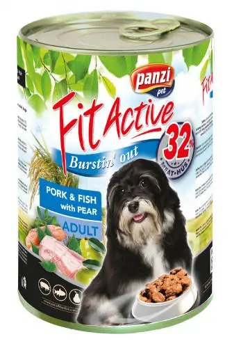 PANZI FitActive Adult nedveseledel (sertés, hal) felnőtt kutyáknak