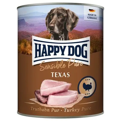 HAPPY DOG Pur TEXAS (pulyka) konzerv