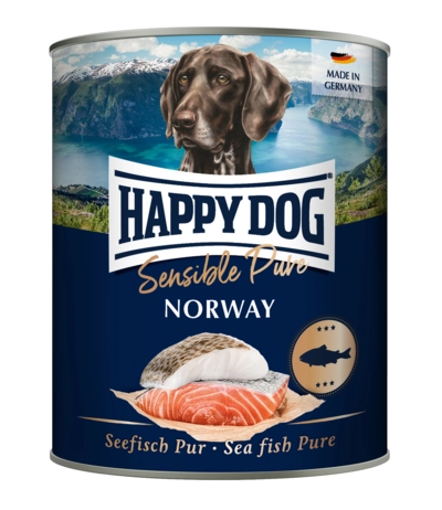 HAPPY DOG Pur NORWAY (lazac) konzerv