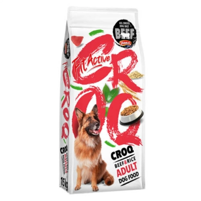 PANZI FitActive CROQ Premium (Beef&Rice) Adult szárazeledel