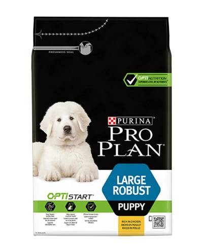 PRO PLAN Large Robust Puppy OPTISTART száraz kutyaeledel csirkével