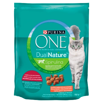 PURINA ONE DualNature Steril marhával ivartalanított macskáknak (750g)